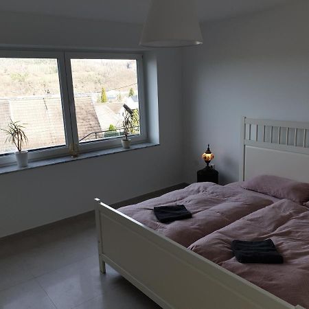 Schöne Wohnung über Wissen Exterior foto